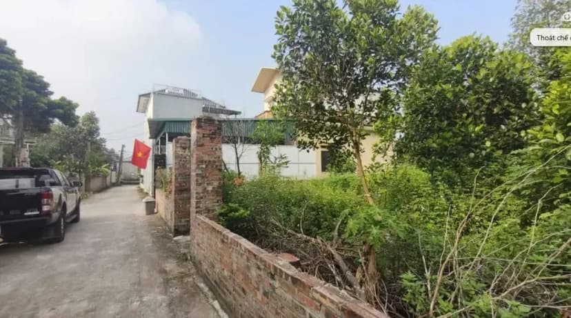 Bán Đất 100m2 có sẵn 100 m2 thổ cư giá 1.5 tỷ tại Xã Phú Cát Huyện Quốc Oai Hà Nội