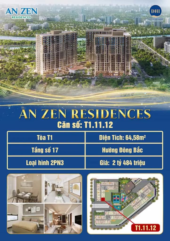 AN ZEN RESIDENCES – MUA CĂN HỘ, TẬN HƯỞNG HỆ TIỆN ÍCH NGAY TẠI NỘI KHU