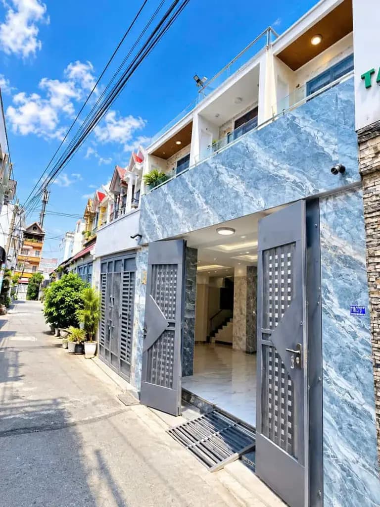 Main-Bán nhà phường Trung Mỹ Tây, 4x20m 3 tầng, đường nhựa 4m sát Tô Ký, giá 5,7 Tỷ-1