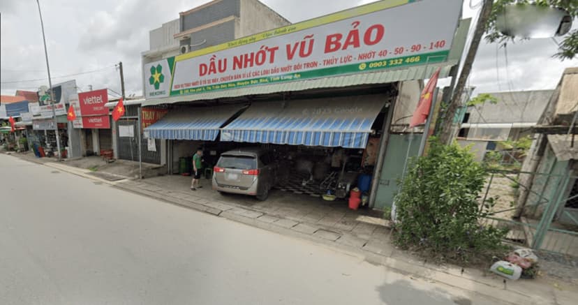 Bán Nhà Mặt Tiền Thị Trấn Đức Hòa - Sổ Hồng Chính Chủ