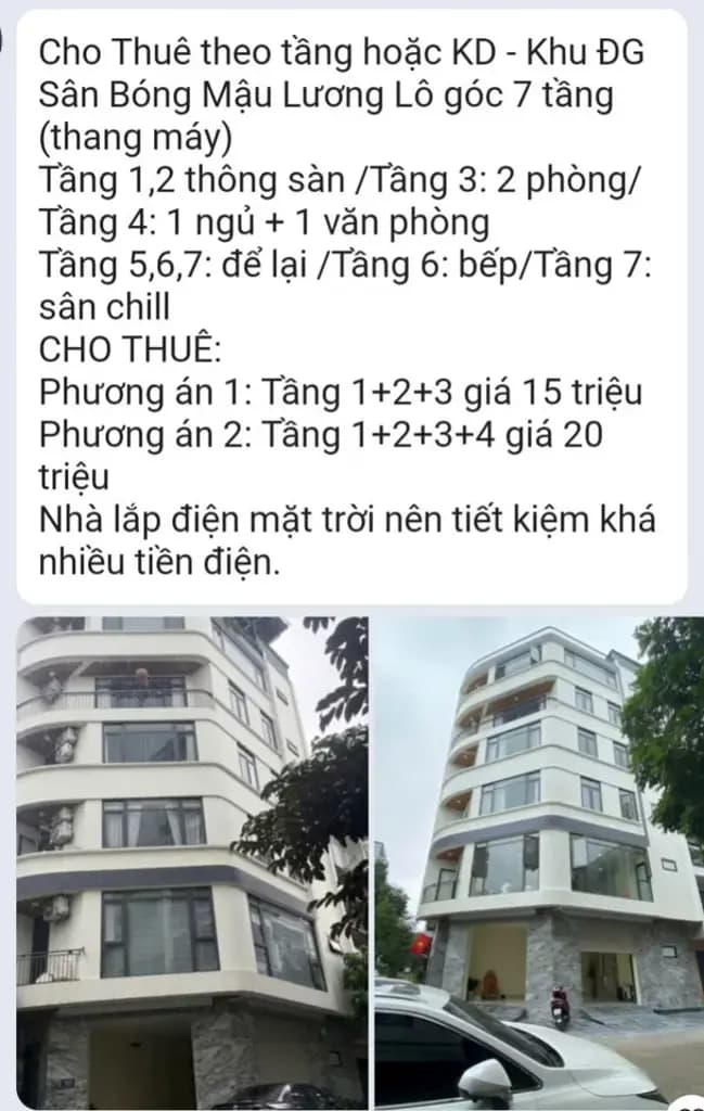 Main-CC CHO THUÊ THEO TẦNG HOẶC MẶT BẰNG KD - KHU ĐG SÂN BÓNG MẬU LƯƠNG KIẾN HƯNG - XA LA HÀ ĐÔNG HN.-2