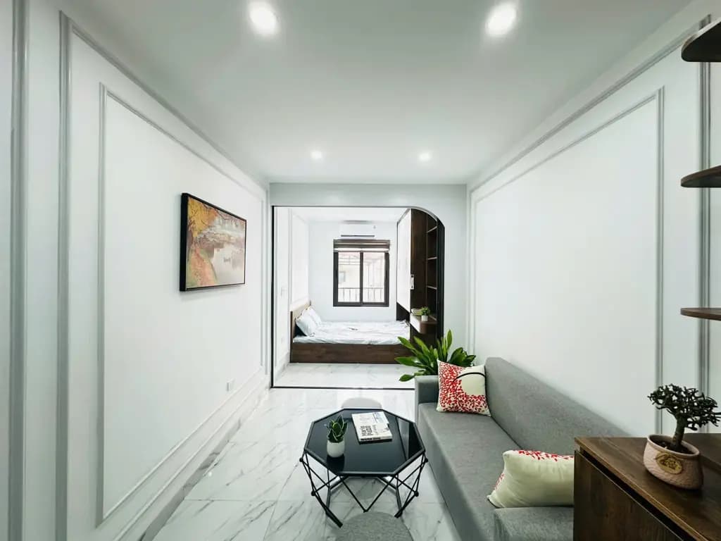 Main-Cho thuê căn 1Pn 1Pk Full đủ đồ đẹp tại ngõ 97 Khương Trung, Ngã Tư Sở-1