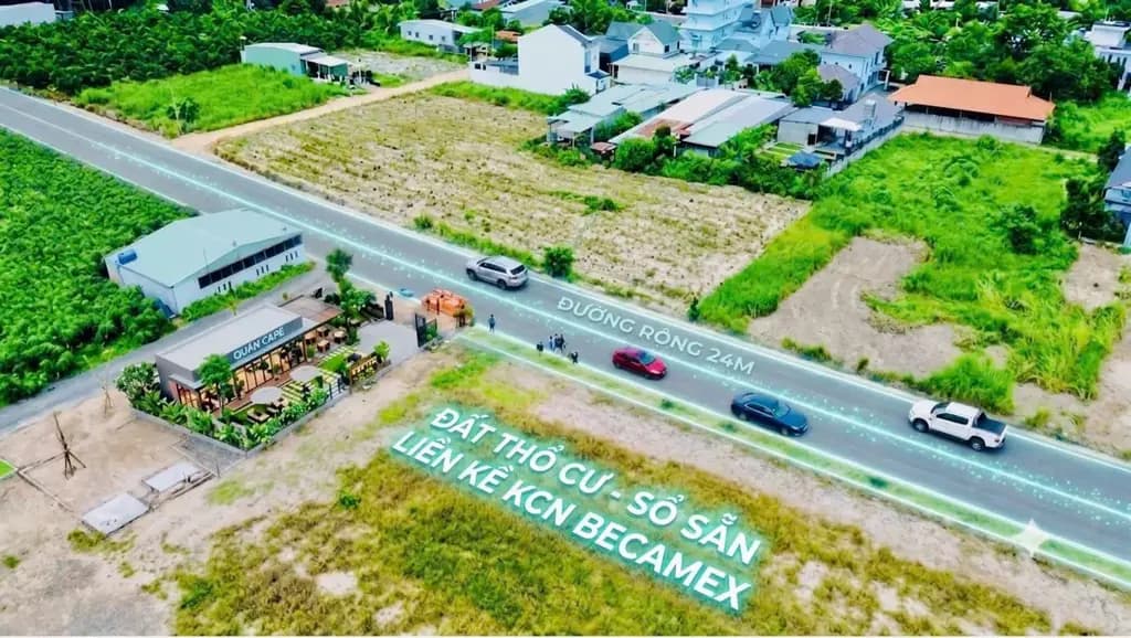 Main-Bán cặp đất xây trọ 400m2 - 120m2 thổ cư - giá 665tr liền kề KCN Becamex Chơn Thành. Sổ hồng sẵn, hỗ trợ lên thổ cư 800k/m2.-1
