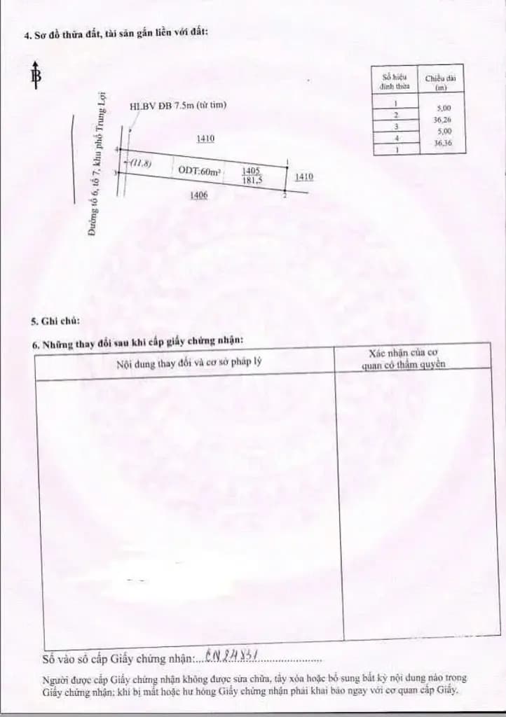 Bán Đất 230m2 có sẵn 60 m2 thổ cư giá 685 triệu tại - Chọn - Phường Chơn Thành Đồng Nai