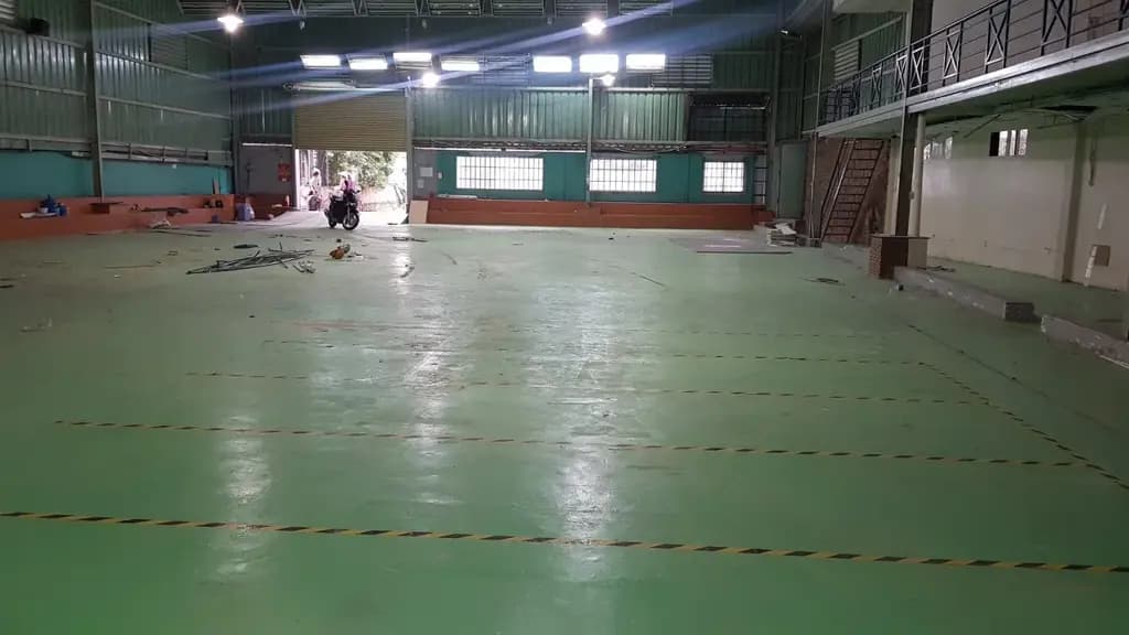 Main-Nhà xưởng cho thuê đường trần thị cờ phường thới an quận 12 dt: 800m giá 50 triêu/tháng lh: 0908561228-2