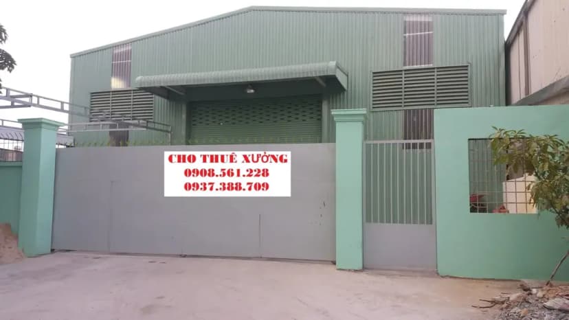 NHÀ XƯỞNG CHO THUÊ PHƯỜNG LÁI THIÊU THUÂN AN BÌNH DƯƠNG DT: 400M GIÁ 20 TRIÊU LH: 0908561228