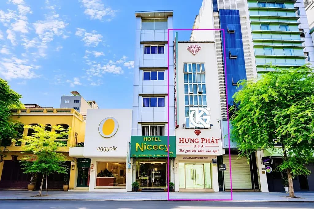 ❇️❇️ Cho Thuê Nhà Mặt Tiền: 214 Lê Thánh Tôn - Quận 1 - 4.7x41m, 4 tầng