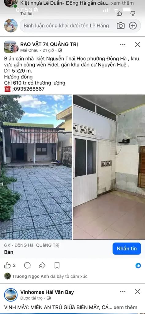 Main-Bán Đất 119m2 có sẵn 119 m2 thổ cư giá 290 triệu tại gio linh, quảng trị Xã Triệu Lăng Huyện Triệu Phong Quảng Trị-3
