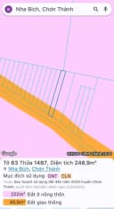 Thumb-Bán Đất 166m2 có sẵn 100 m2 thổ cư giá 390 triệu tại Xã Nha Bích Thị xã Chơn Thành Bình Phước-1