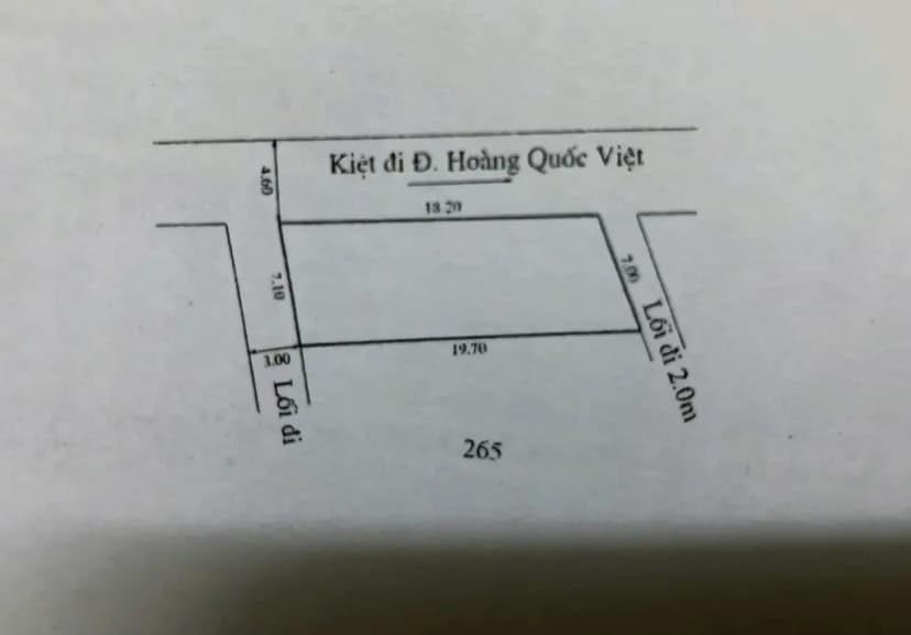 BÁN LÔ ĐẤT 3 MẶT TIỀN – KIỆT VÕ NGUYÊN GIÁP, TP HUẾ