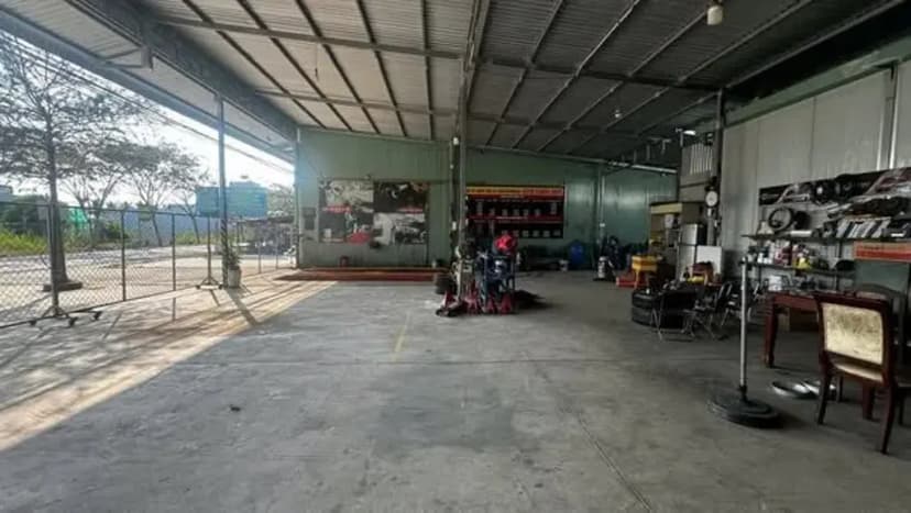 Cho thuê kho 210m2 mặt tiền QL57C,TP Bến Tre
