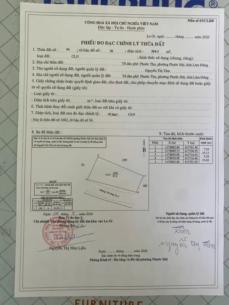 Main-Chính chủ bán Đất 510m2 (có sẵn 100m2 TC), 2 mặt tiền đường Đinh Bộ Lĩnh (đối điện Trường THCS Tân Thiện - KDC Dâu Tằm - Ngang 14x36, nở hậu 15.5m-4