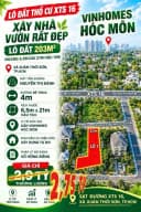 Thumb-Cần bán lô đất 203m2 sát Xuân Thới Sơn 16, KT6,5x23m hậu 15m, hẻm 4m, giá 2,75 Tỷ-1