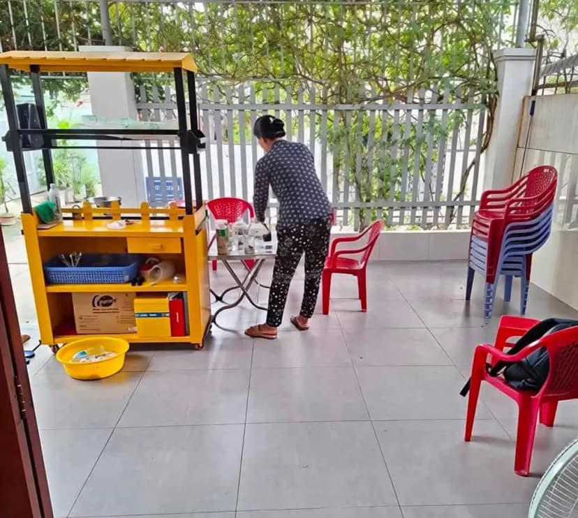 CHO THUÊ NHÀ SIÊU RỘNG- ĐẸP, KHU CÁ SẤU HOA CÀ, 5MX22M, 2 LAU, 3PN- 3WC, 15TR.