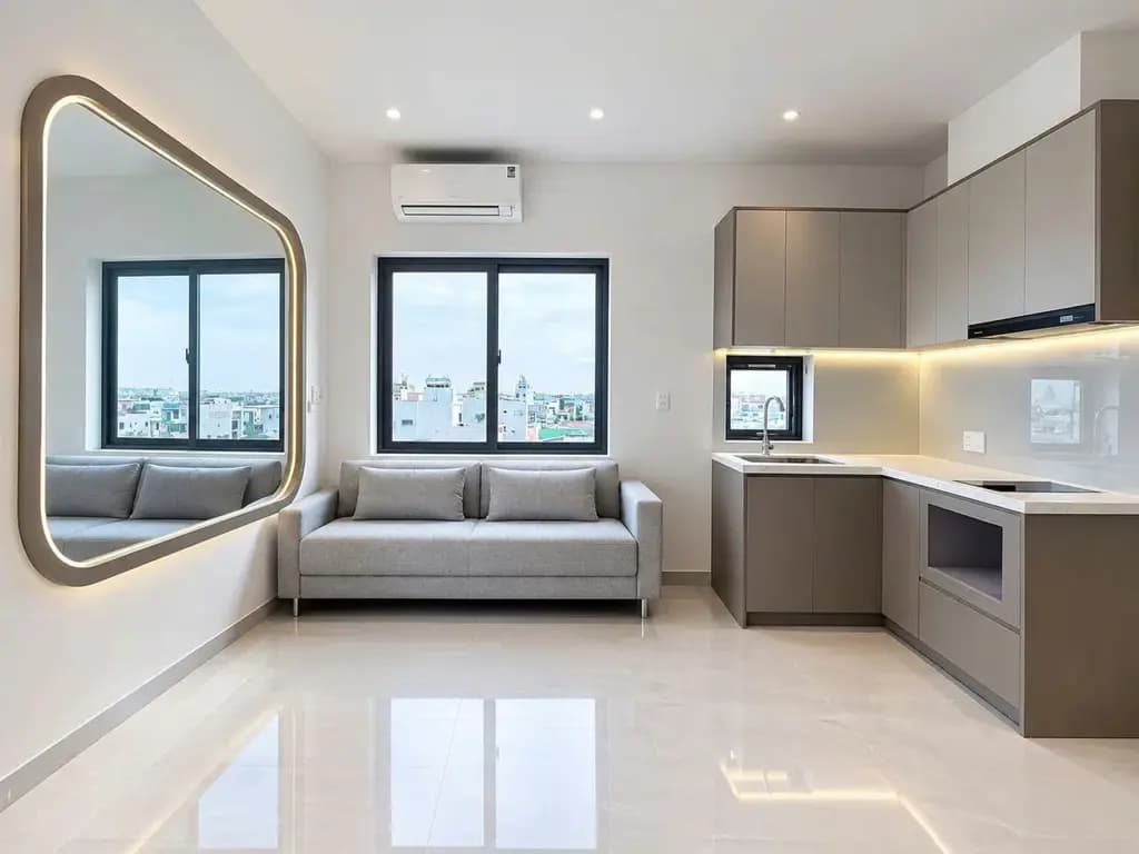 Main-CHO THUÊ CĂN HỘ 1PN 50M² MỚI 100% – CỒN DẦU 18, HÒA XUÂN – 12TR/THÁNG-3