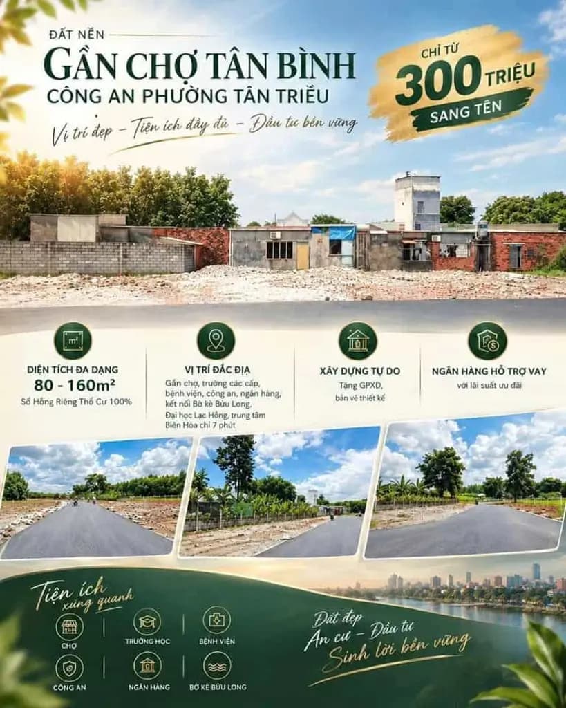 Main-Chủ ngộp ngân hàng hạ giá 200 triệu mỗi lô đất đối diện chợ Tân Bình-1