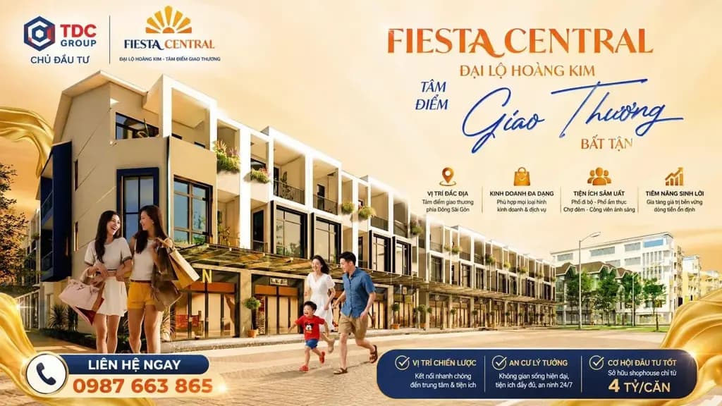 Main-Nhà Phố Fiestal Central Bình Dương 2 mặt tiền 4,6 tỷ 0987663865 gần KCN VSIP II, KCN Đồng An thành phố mới, Kinh doanh suần uất-0