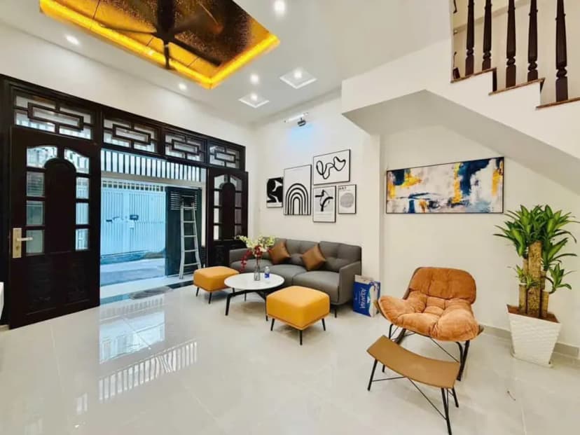 NHÀ MỚI 4 TẦNG – HẺM XE HƠI THÔNG – NGUYỄN VĂN KHỐI, GÒ VẤP