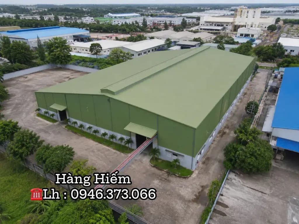 CHO THUÊ KHO XƯỞNG 4.600m² KCN BÌNH MINH - PCCC TỰ ĐỘNG ĐÃ NGHIỆM THU - ĐIỆN 400kVA
