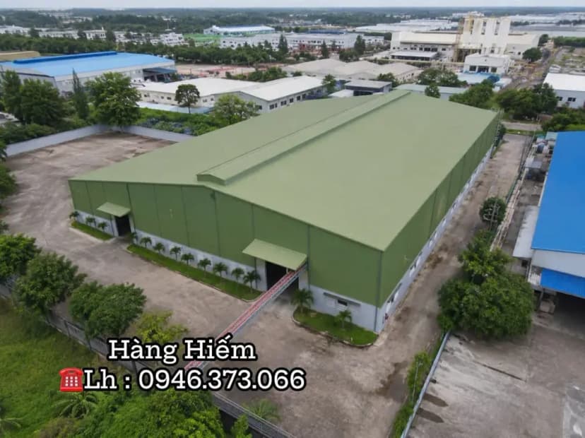 CHO THUÊ KHO XƯỞNG 4.600m² KCN BÌNH MINH - PCCC TỰ ĐỘNG ĐÃ NGHIỆM THU - ĐIỆN 400kVA