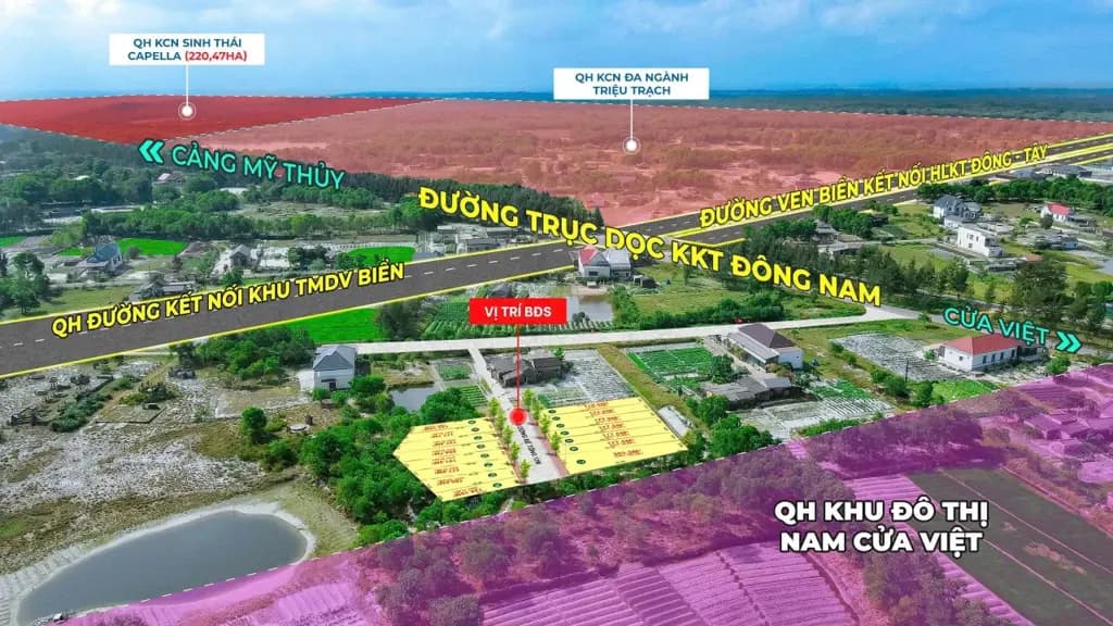 Main-LÔ ĐẤT 199.3m2 có sẵn 100 m2 thổ cư giá 390 triệu tại gần ngã tư giao nhau đường trục dọc và đường ven biển Xã Triệu Vân Huyện Triệu Phong Quảng Trị-0