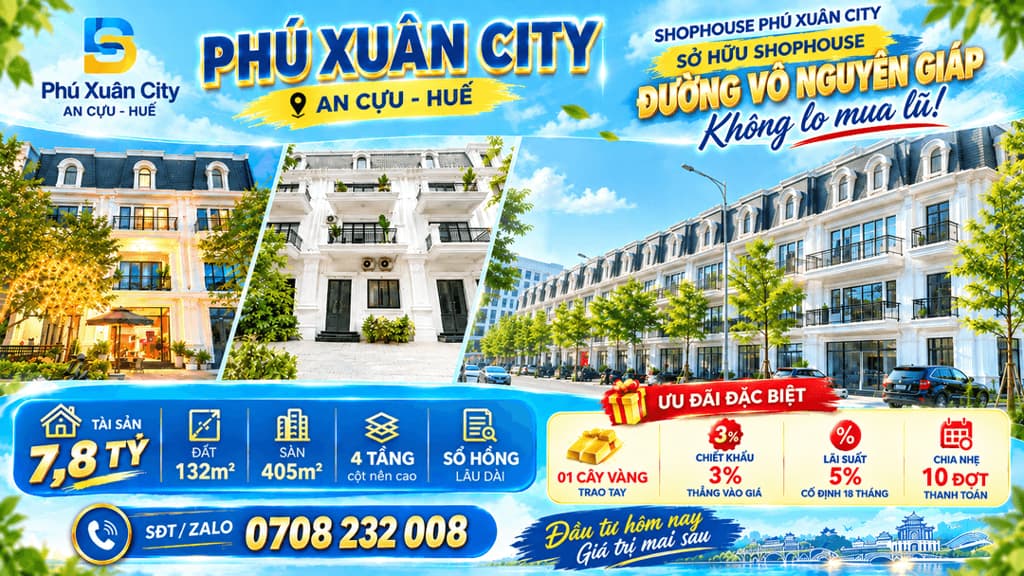 Main-CƠ HỘI ĐẦU TƯ SHOPHOUSE PHÚ XUÂN CITY TRỤC VÕ NGUYÊN GIÁP (HUẾ)-0