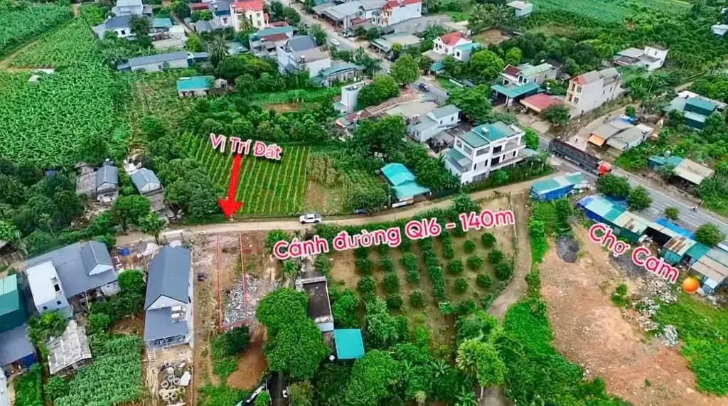 Main-Lô đất cách đường ql6 vài bước chân sổ sẵn full đất ở đường thông to thoáng-4