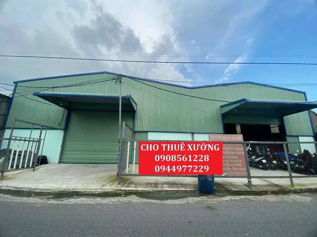 Main-NHÀ XƯỞNG CHO THUÊ ĐƯỜNG QL_1A AN PHÚ ĐÔNG QUẬN 12 DT: 700M GIÁ 60 TRIÊU/THÁNG LH: 0908561228-0