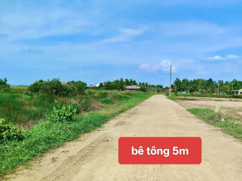 CẦN TIỀN BÁN GẤP - ĐẤT KẾ BÊN KCN ĐỨC HÒA 3 - KẾ BÊN CỦ CHI - HÓC MÔN - XÂY TRỌ, ĐẦU TƯ ĐỀU RẤT OK - 850 TRIỆU (5X30)