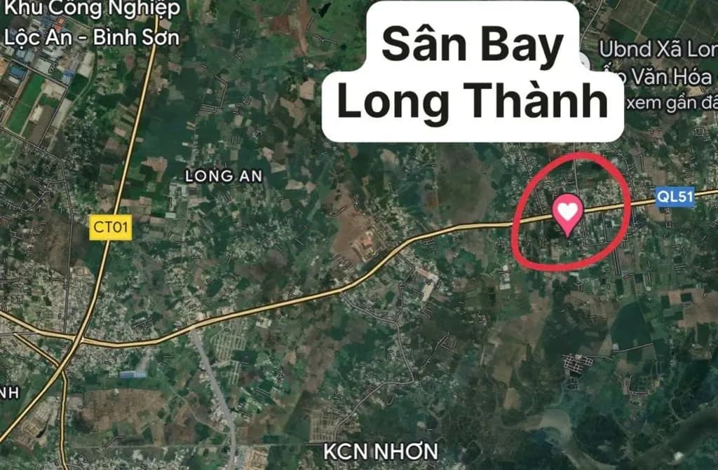 Main-Đất nền Long Phước MT QL51 ngay cổng chính sân bay Long Thành DT 107,4m2 giá chỉ 1,150 tỷ sổ riêng-2