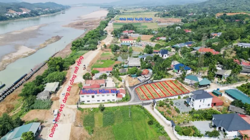 Kỳ Sơn, Hoà Bình chỉ với 500triệu có ngay lô đất 2 mặt tiền gần tỉnh lộ