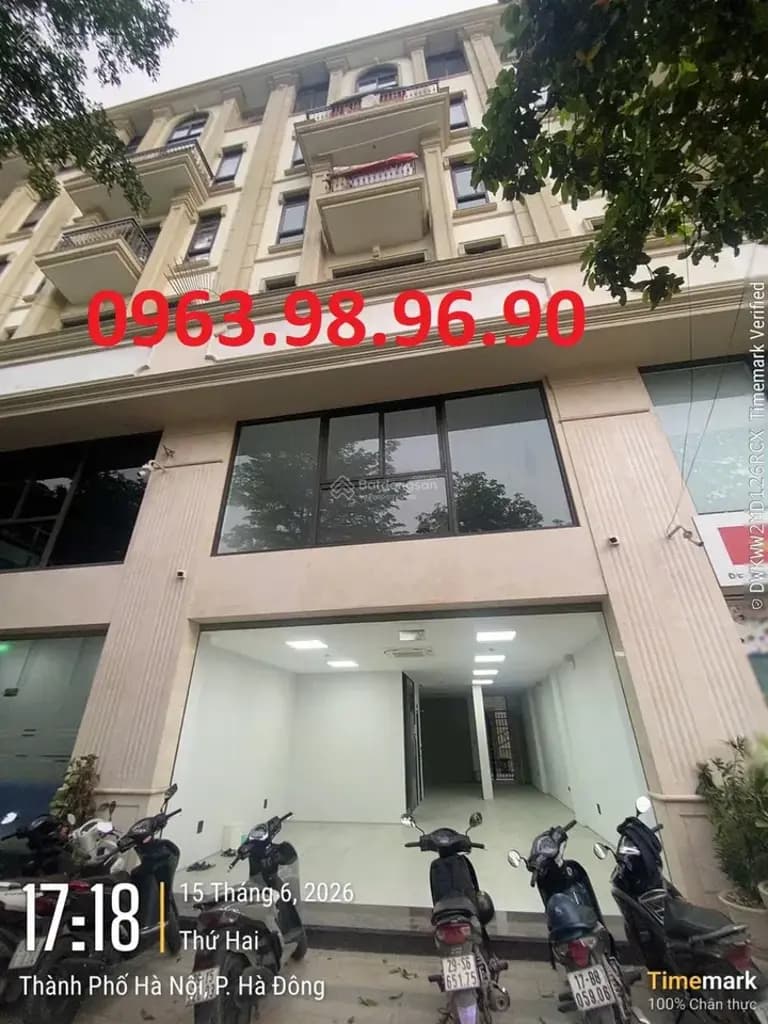 CHO THUÊ NHÀ LIỀN KỀ NGÂN HÀ GALAXY VẠN PHÚC TỐ HỮU HÀ ĐÔNG 89M2 X 6 TẦNG 36 TRIỆU ĐỒNG
