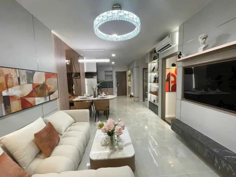 Chủ cần bán gấp CH q7 Him Lam Riverside, GIÁ 1 TỶ 740, DT 88,9m2, 2PN2WC, nội thất chủ tặng, SHR
