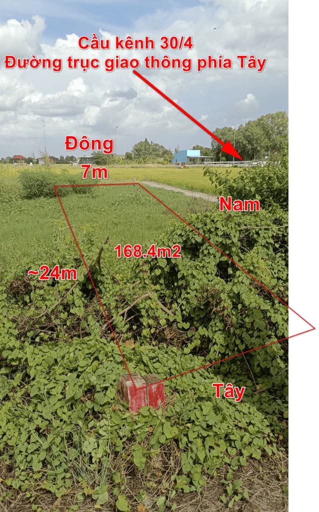 CHÍNH CHỦ BÁN ĐẤT THỔ CƯ (ONT) – KẸP GIỮA SIÊU DỰ ÁN & TRUNG TÂM – TÂN ÂN, CẦN ĐƯỚC