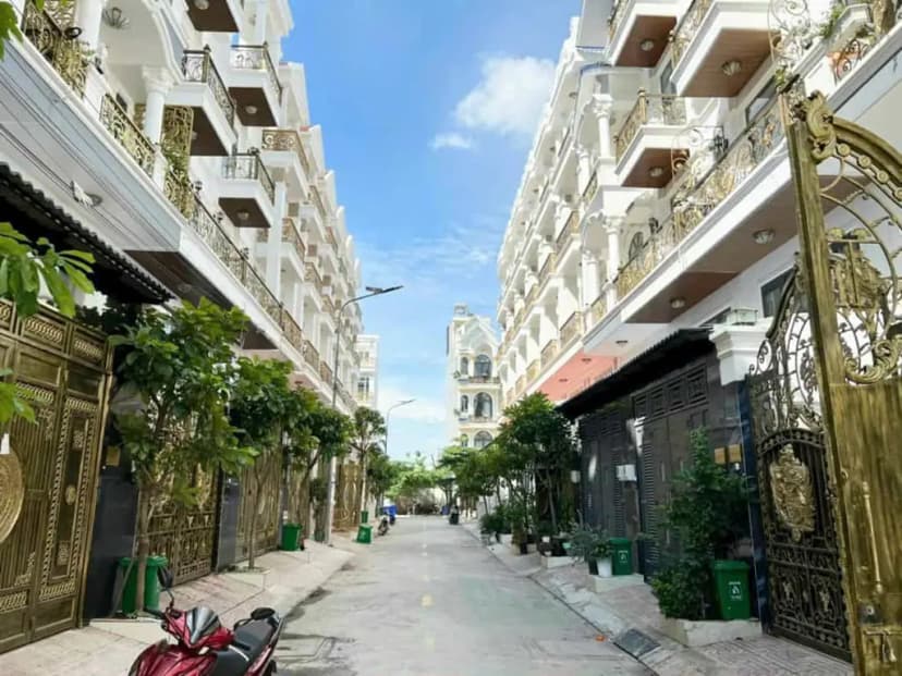 CHO THUÊ NHÀ KDC LỘC VỪNG LIỀN KỀ VẠN PHÚC CITY-3 TẦNG 4PN GIÁ 17TR