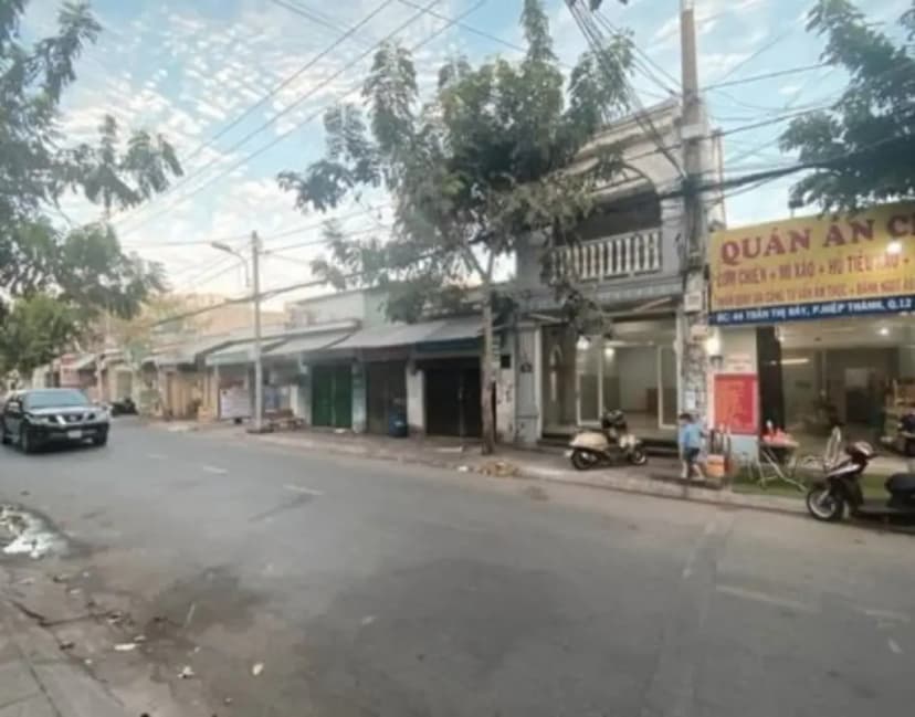 Cho thuê mặt bằng đường Trần Thị Bảy quận 12 ,ngang 5 dài 35m, giá thuê 7tr .