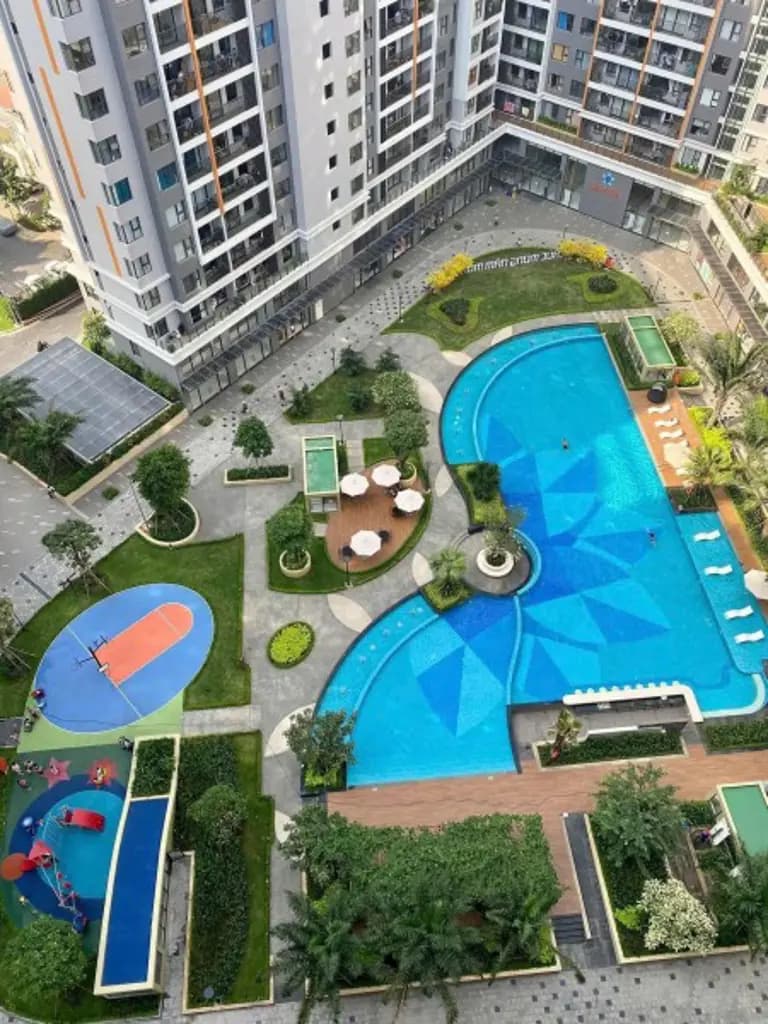 Main-Bán căn hộ 1pn+1 - tầng trung cao, kế góc nhiều gió + 2 view toàn cảnh Safira Khang Điền, Full nt-4