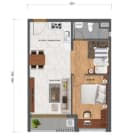 Thumb-BÁN CĂN HỘ 1PN+1 SAFIRA KHANG ĐIỀN ĐI DU HỌC, GIÁ RẤT TỐT: 3.3 tỷ Full nội thất-6