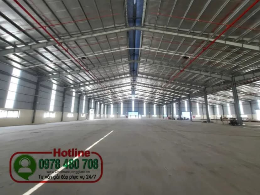 Cho thuê 5200m2 xưởng mới trong KCN Long Thành Đồng Nai, sản xuất đa ngành nghề