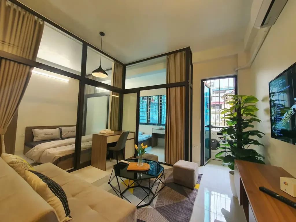 Main-Cho thuê 2Pn cực đẹp thoáng dt 44m Full đồ ngõ 59 Phạm Văn Đồng, Cầu Giấy-0