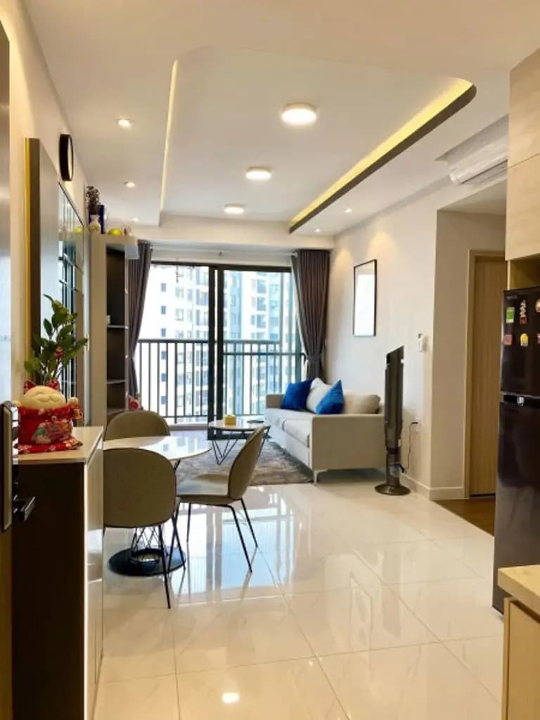 Main-Bán căn hộ 1pn+1 - tầng trung cao, kế góc nhiều gió + 2 view toàn cảnh Safira Khang Điền, Full nt-1