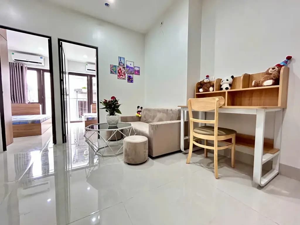 Main-Cho Thuê 2Pn cực đẹp giá rẻ 7tr thoáng & Full đồ đẹp Ngõ 105 Đình Thôn, Mễ Trì-0
