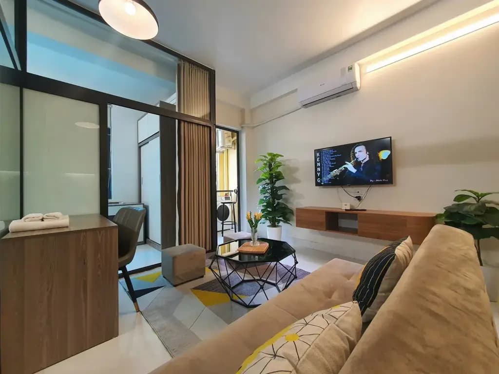 Main-Cho thuê 2Pn cực đẹp thoáng dt 44m Full đồ ngõ 59 Phạm Văn Đồng, Cầu Giấy-2