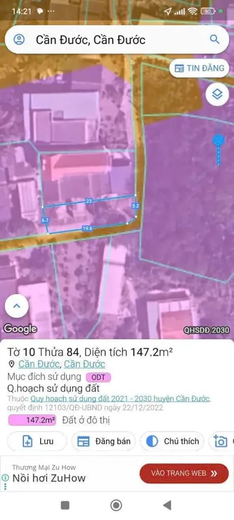 Main-Chính chủ Bán Đất 159 m2 full thổ cư giá 1.2 tỷ tại Thị trấn Cần Đước - Huyện Cần Đước - Long An (sát Quốc lộ 50)-2