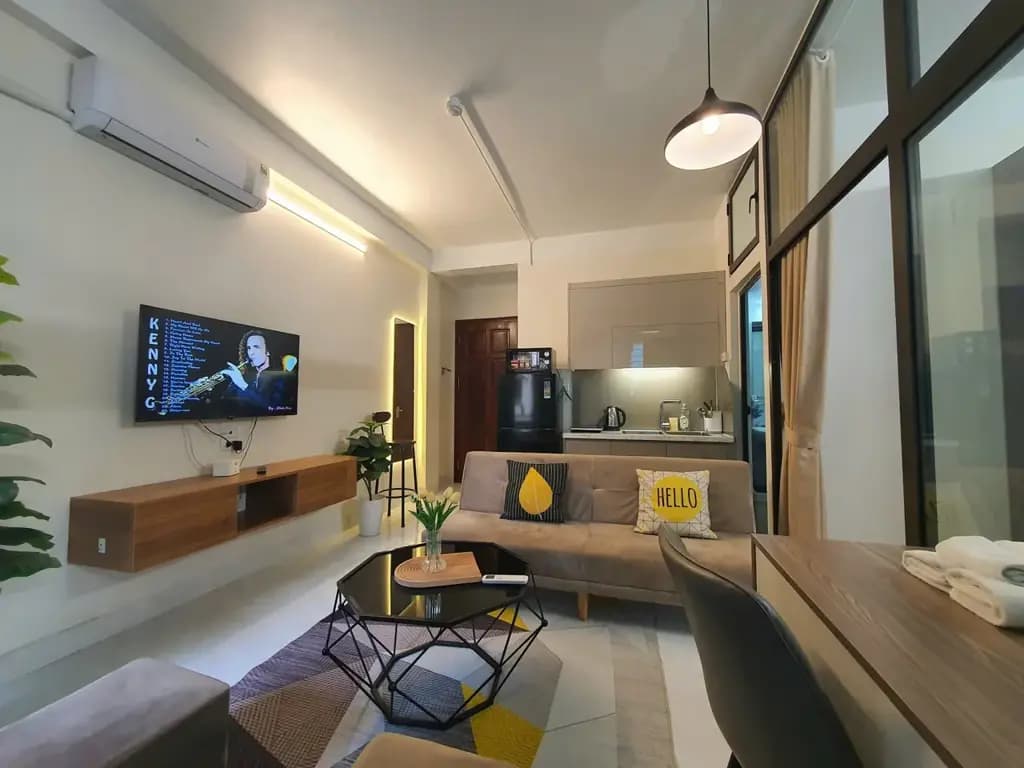 Main-Cho thuê 2Pn cực đẹp thoáng dt 44m Full đồ ngõ 59 Phạm Văn Đồng, Cầu Giấy-3