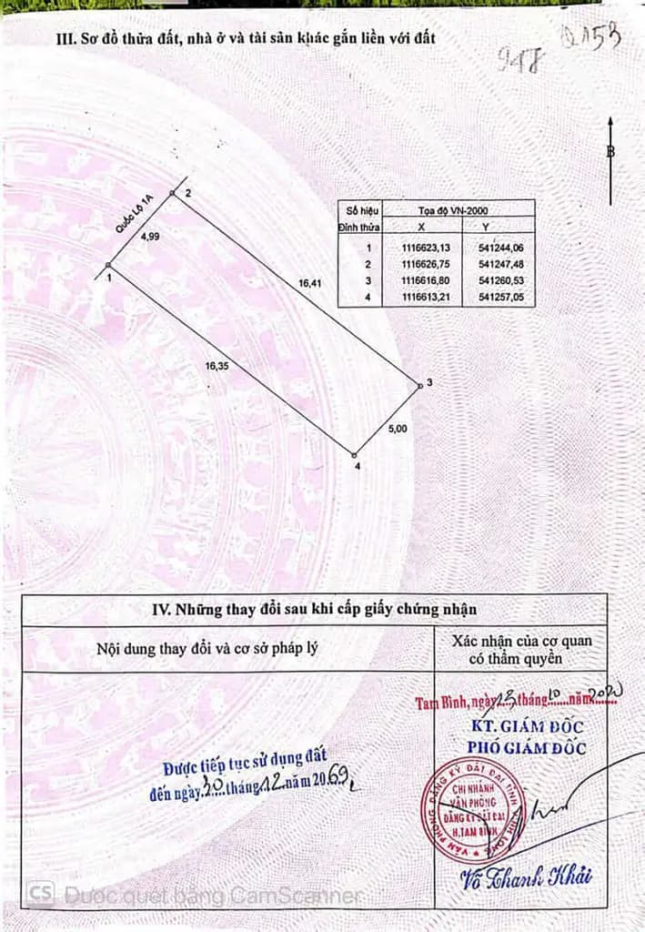Main-CHÍNH CHỦ CẦN BÁN LÔ ĐẤT 80,3m2 MẶT TIỀN QUỐC LỘ 1A-2