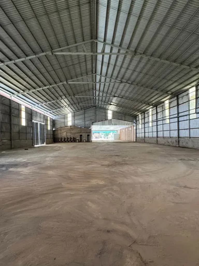 Main-Cho thuê Kho, nhà xưởng 5000m2 (kho xây dựng 1500m2)mặt tiền đường xe container tại Bến Tre-0