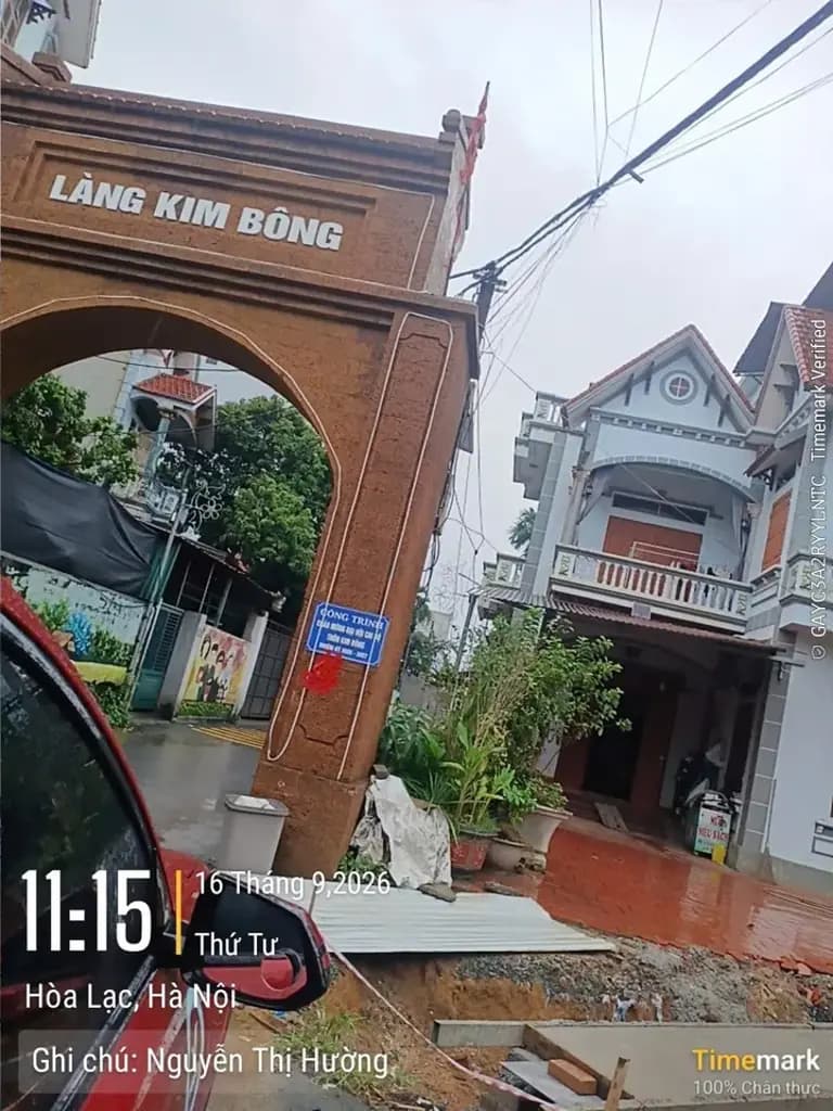 Bán Đất 100m2 có sẵn 100 m2 thổ cư giá 1.3 tỷ tại Đường Tỉnh lộ 420 Tân Xã Huyện Thạch Thất Hà Nội