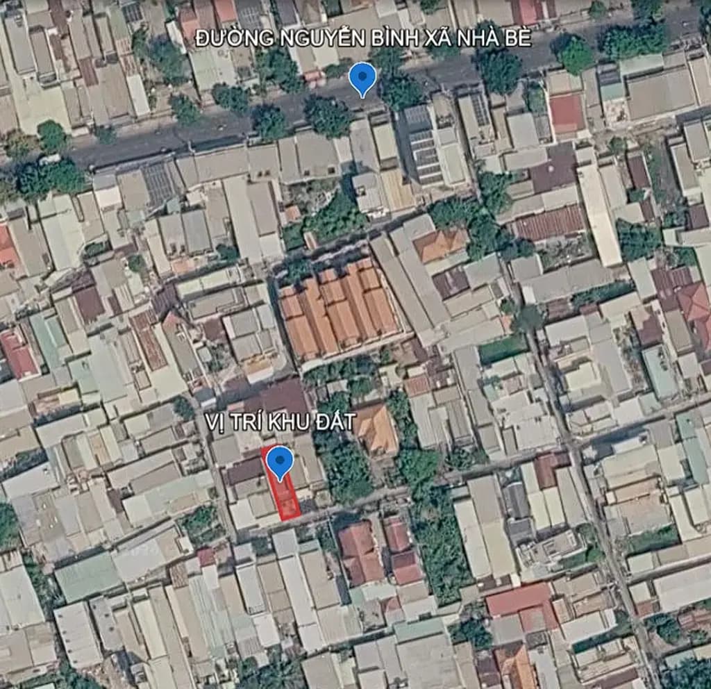 Main-BÁN ĐẤT có sẵn Nhà cấp 4 SỔ HỒNG RIÊNG giá 5.1 tỷ tại Đường Nguyễn Bình Xã Nhà Bè-1