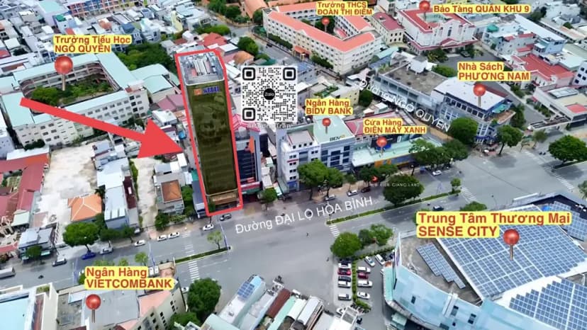 24 Triệu 180 - CHO THUÊ VĂN PHÒNG Từ 93m2 CỦA TÒA NHÀ SHB, MẶT TIỀN ĐƯỜNG ĐẠI LỘ HÒA BÌNH